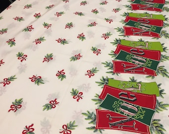 Vintage Christmas Fabric