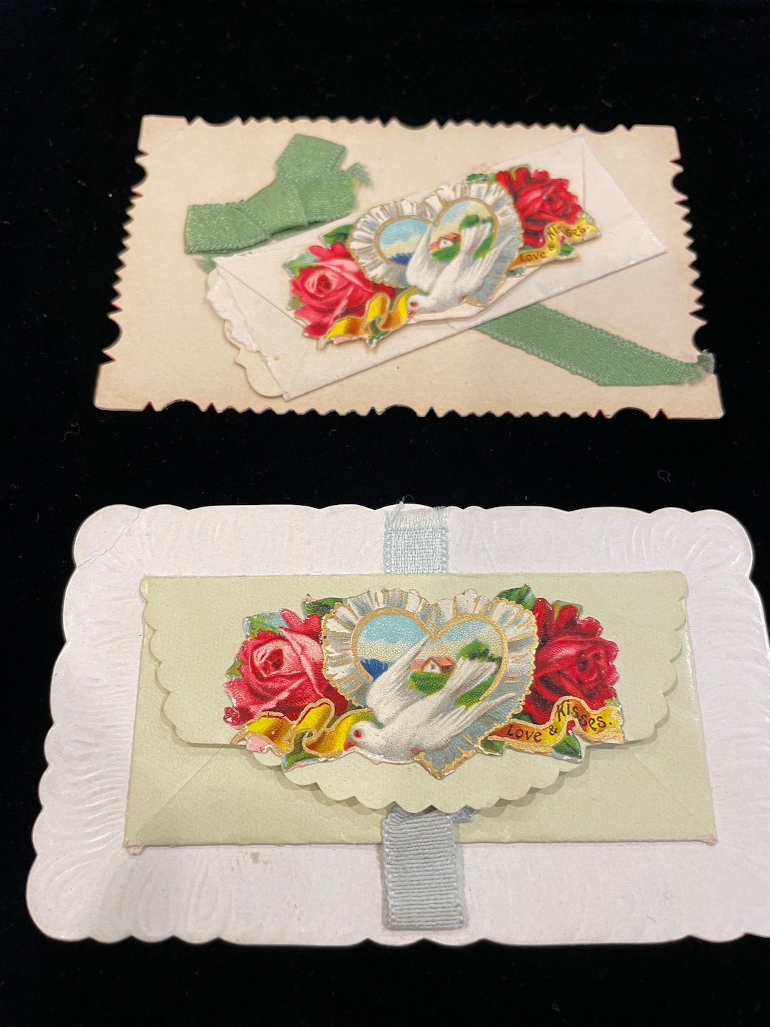 Two Calling Card Valentines - Etsy