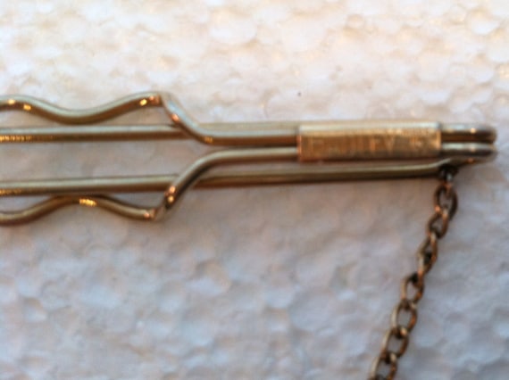 Fermoir à Cravate Vintage Hadley En Or 12 Carats - Occasion, Style élégant Rétro