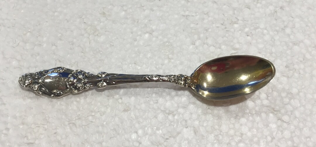 Antique Sterling Silver Demitasse Spoon Etsy