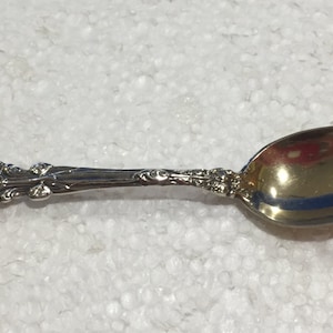 Antique Sterling Silver Demitasse Spoon