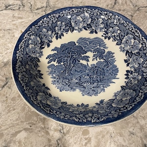 Vintage &quot;Woodland&quot; bowl by Enoch Woods