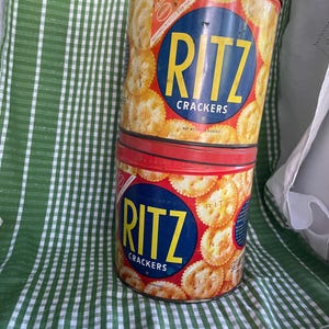 70s Ritz Cracker Tin - Etsy