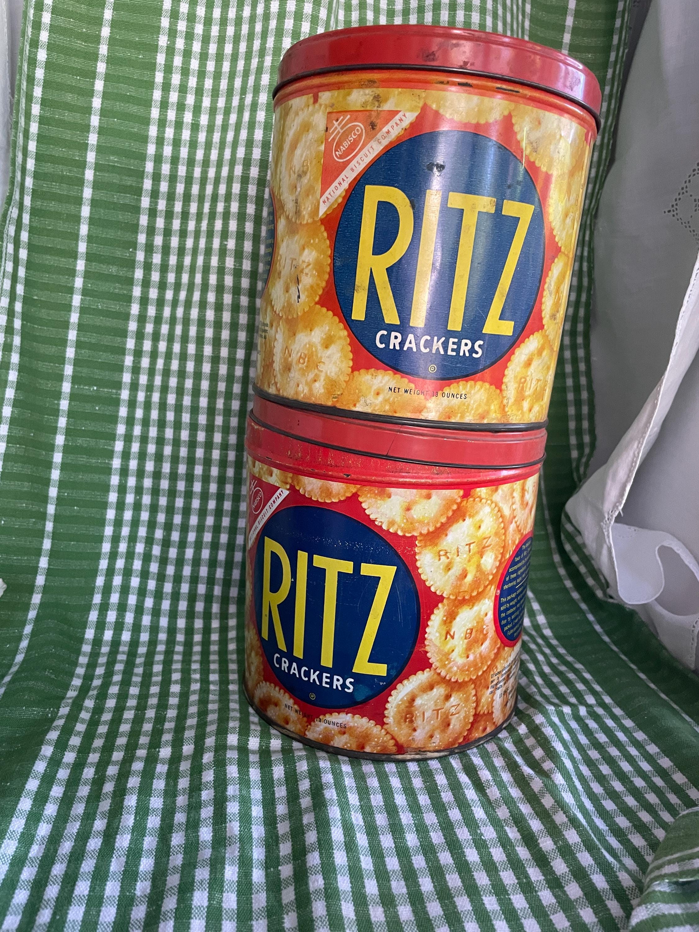 70s Ritz Cracker Tin - Etsy