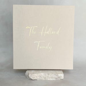 Custom Family Photo Album | Self-Adhesive Custom Photo Album | Personalised Album | Family Photos | Family Keepsake