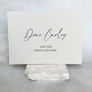 Letters to the Bride Guest Book | Personalised Bride Guest Book | Hens Party Book | Bridesmaid Gift | Gift for the Bride