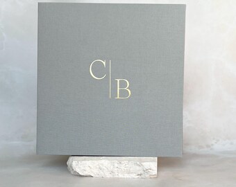 Custom Wedding Photo Album | Self-Adhesive, Fabric Bound