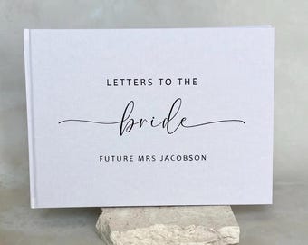 Letters to the Bride | Personalised Letters to Bride Book | Custom Hens Party Book | Gift for the Bride | Bachelorette Party Book