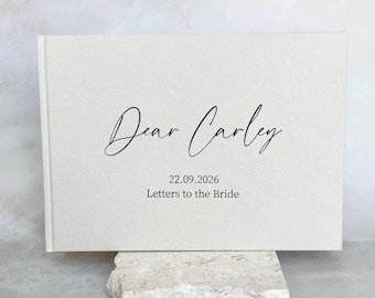 Letters to the Bride Guest Book | Personalised Bride Guest Book | Hens Party Book | Bridesmaid Gift | Gift for the Bride