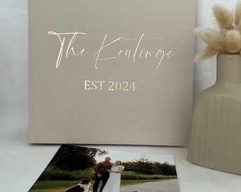 Personalised Wedding Photo Album | Self-Adhesive Custom Photo Album | Wedding Guest Book | Photo Guest Book | Wedding Gift