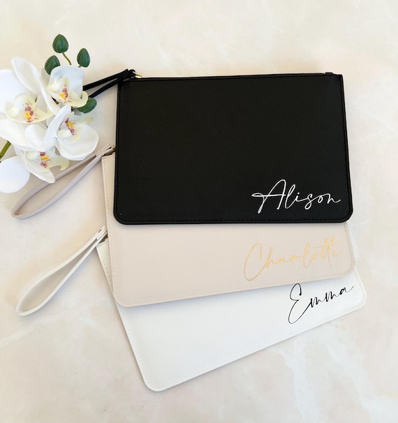 Personalised Clutch Bag Bridesmaid Bag Bridesmaid Proposal