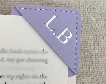 Monogrammed Book Mark | Personalised Embossed Book Mark | Custom Initial Gift