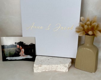 Personalised Wedding Photo Album | Linen Photo Album | Wedding Guest Book | Wedding Album | Wedding Gift