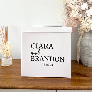 Puits à souhaits personnalisé | Souhaits de mariage personnalisés | Boîte pour cartes personnalisée | Coffret cadeau