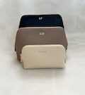 Monogrammed Makeup Bag | Personalised Embossed Cosmetics Bag | Bridesmaid Gift product logo