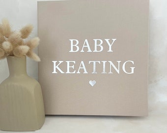 Custom Baby Photo Album | Self-Adhesive Photo Album | Personalised Family Album | Family Pictures