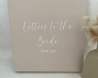 Letters to the Bride | Self-Adhesive Custom Photo Album | Hens Party Album | Photo Guest Book | Wedding Gift