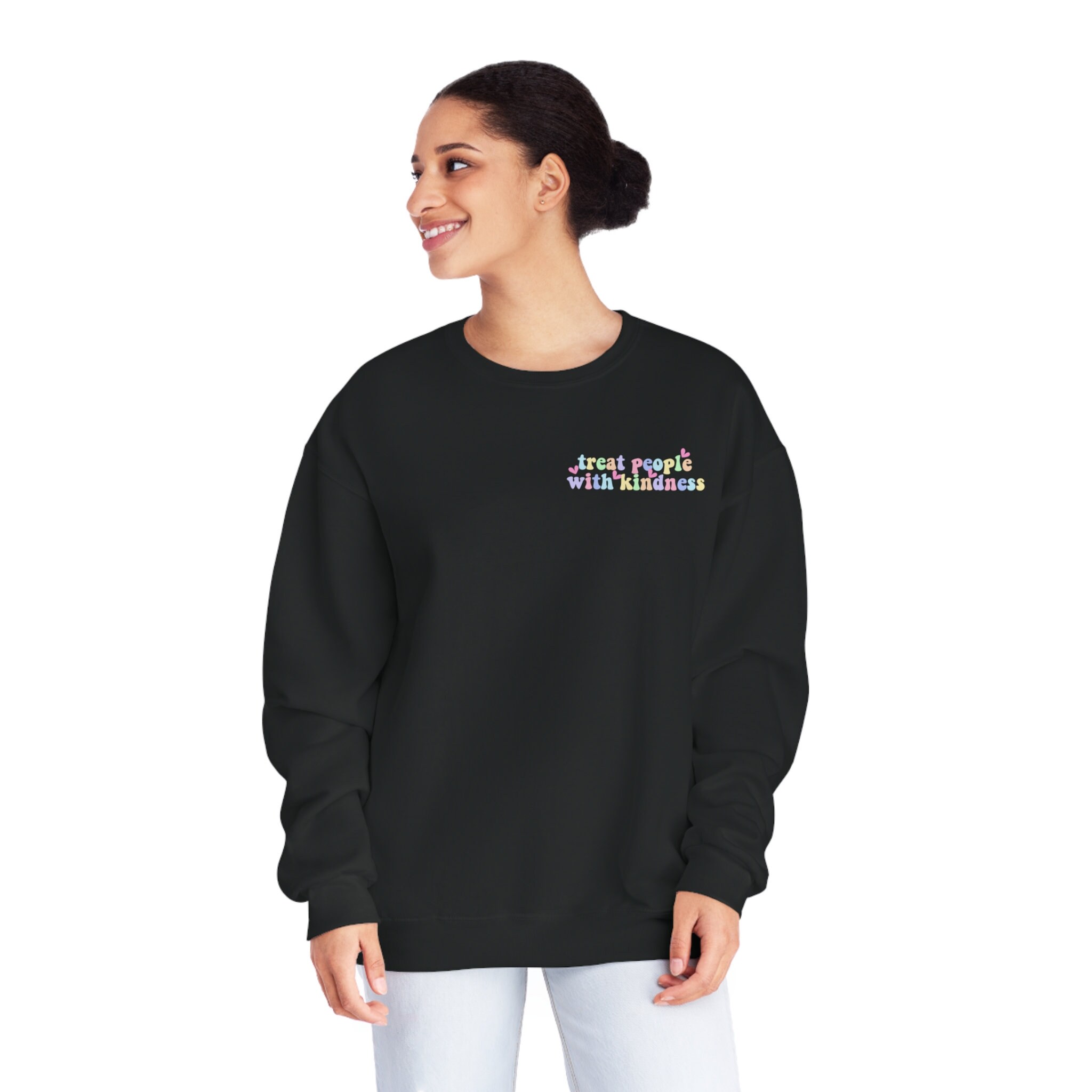 Treat people with kindness crew neck sale