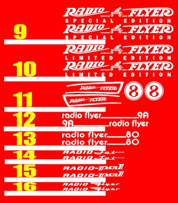 Radio flyer wagon stencil sales