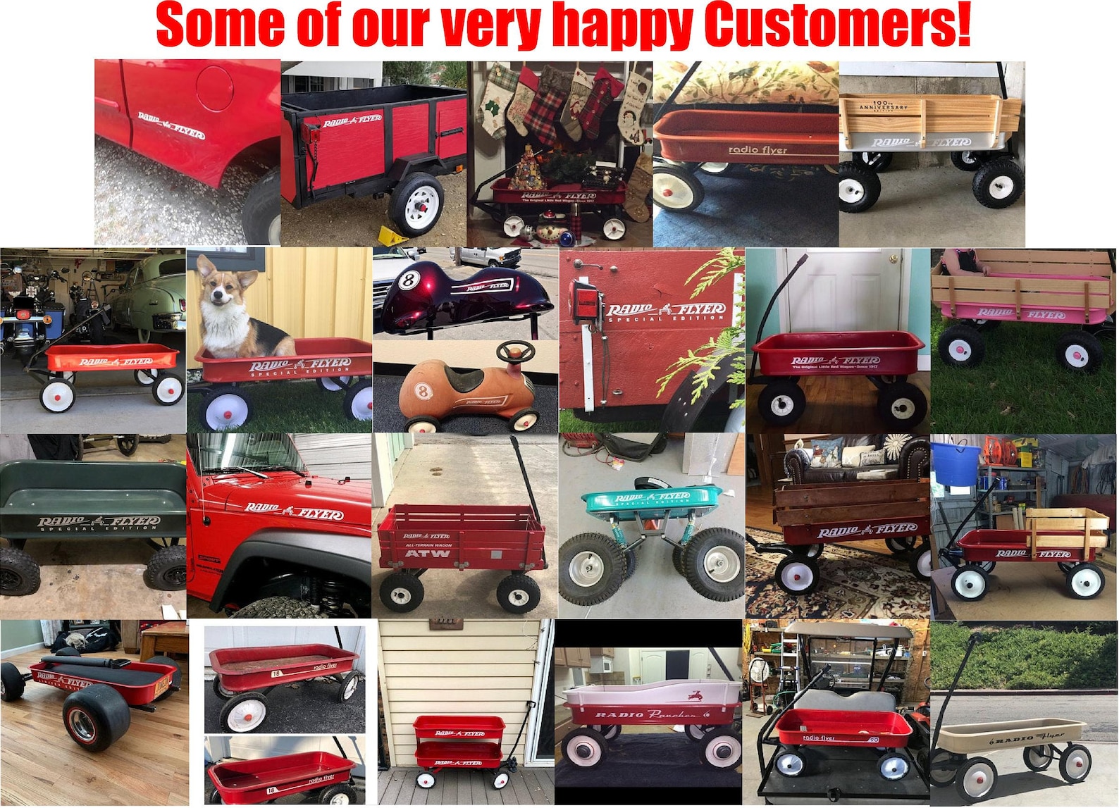 Radio Flyer Wagon High Quality Reproduction Decals/stickers 1 - Etsy
