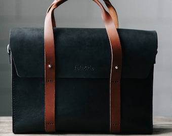 Leather Briefcase Men, Leather Messenger Bag, Men's Briefcase, Laptop Briefcase, Messenger Bag, Laptop Bag, Women bag