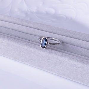 Montana Blue Austrian Crystal Sparkle by 7K - 925 Sterling Silver Ring Decorated with Fine Austrian Crystal Gift for Her