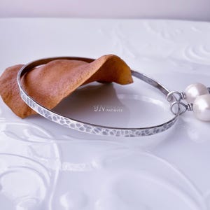 Oxidized Sterling Silver Bangle Bracelet Sterling Silver Bangle Bracelet Handmade Silver Bangle Bracelet Gift For Her