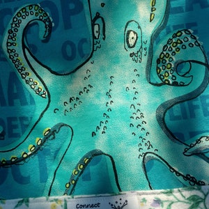 size 4 turquoise octopus