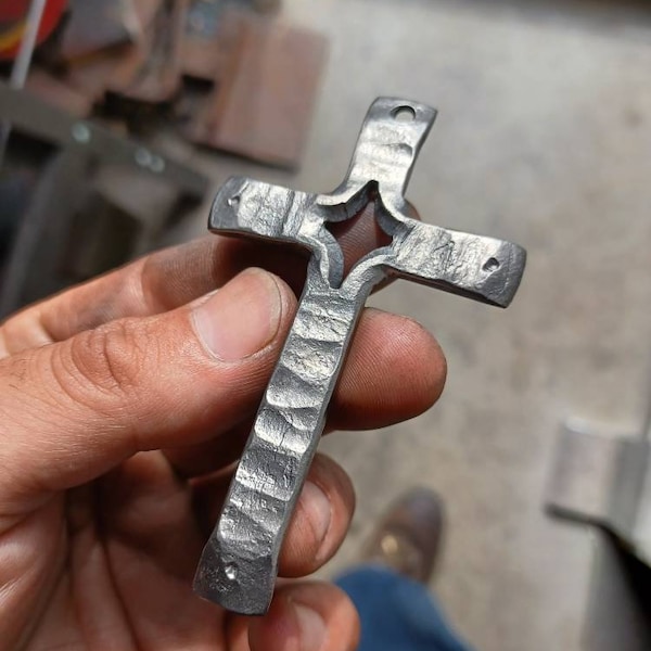 Hand forged Split Cross - made to order