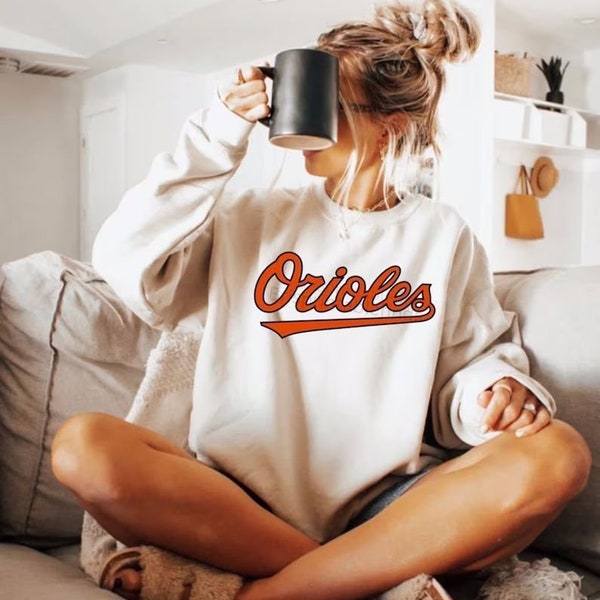 Baltimore Orioles sweatshirt, MBL Orioles, baseball fan gameday shirt, baseball shirt