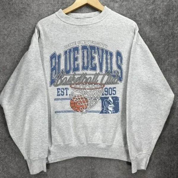 Vintage NCAA Duke Blue Devils men's basketball sweatshirt, Duke University shirt, NCAA shirt, Unisex shirt, Vintage shirt, Fan Gift