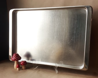 Vintage Revereware Baking Sheet #2515 - 15.25 * 10.5 * 1 - Heavy Stainless Steel