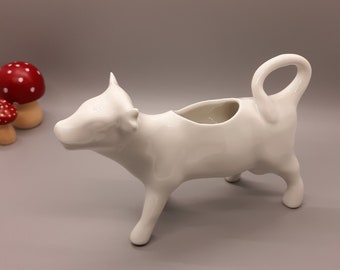 Vintage Pillivuyt Cow Creamer - French Porcelain