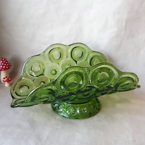 Vintage 12" Moon and Stars Centerpiece Bowl - "Banana Boat" L.E. Smith