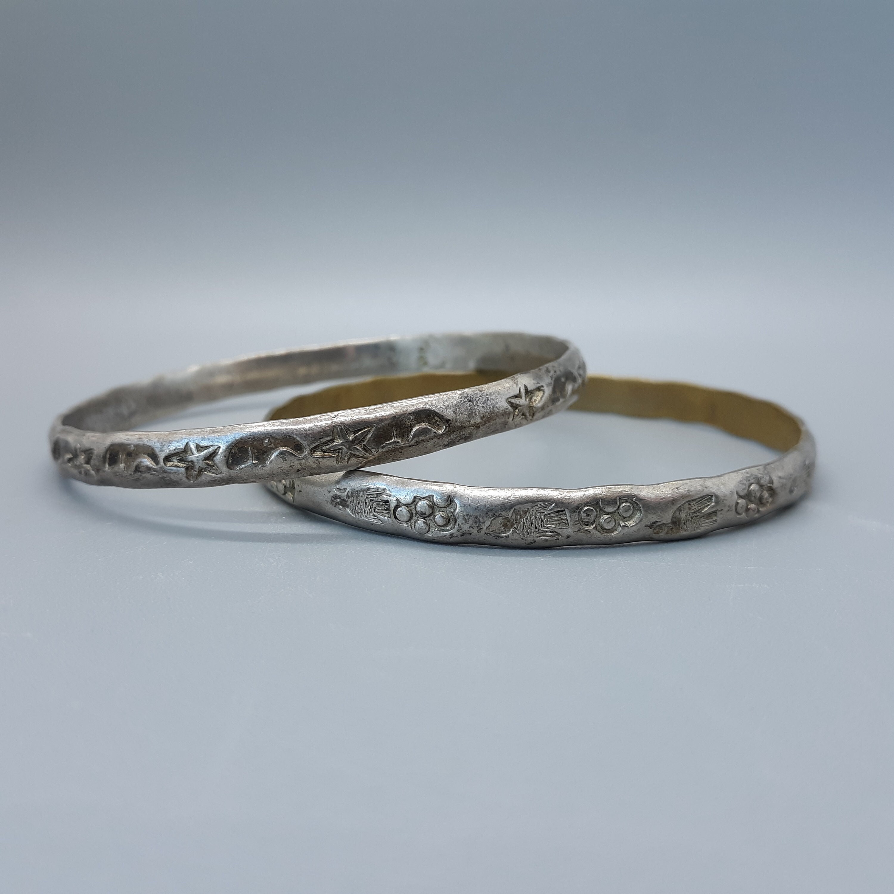 Mexico Silver Bangle - Etsy