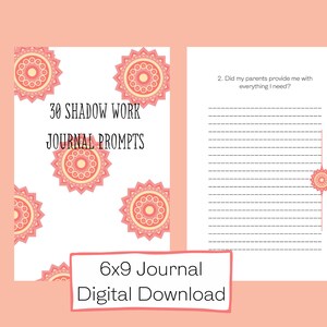 30 Shadow Work Journal Prompts | Shadow Work Journal | Personal Development Journal