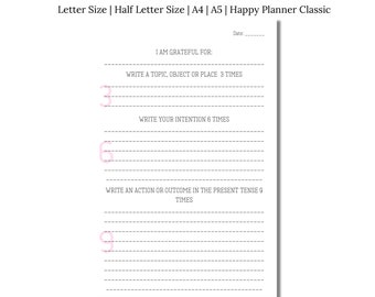 369 Manifestation Guided Journal (Digital Download)