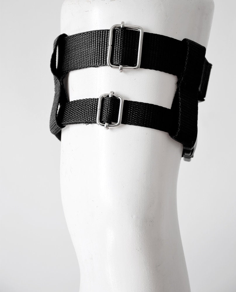 Pair of Fastex Leg Belts / Double Thigh Leg Harness / Nylon Etsy