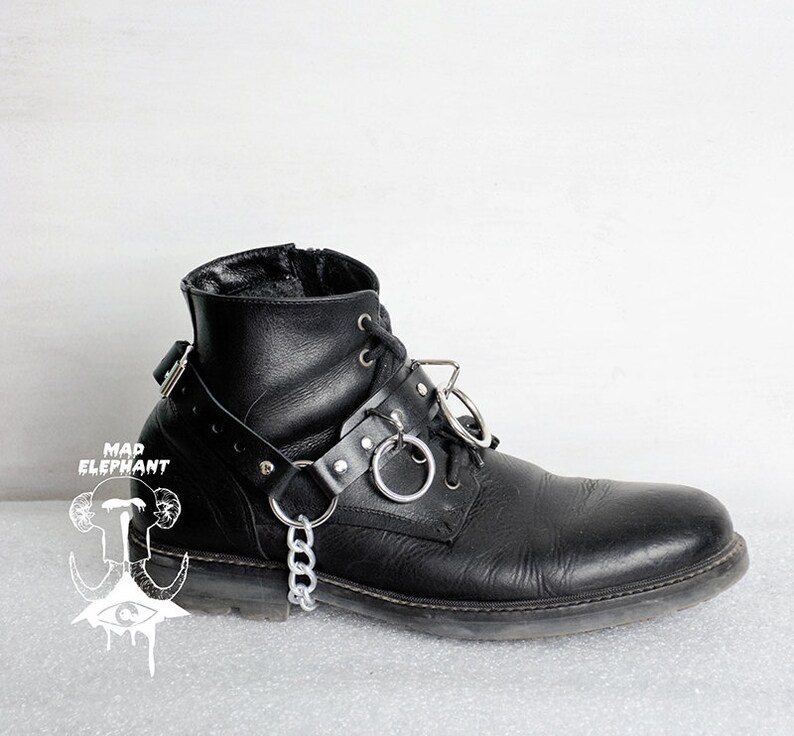 leather boot harness
