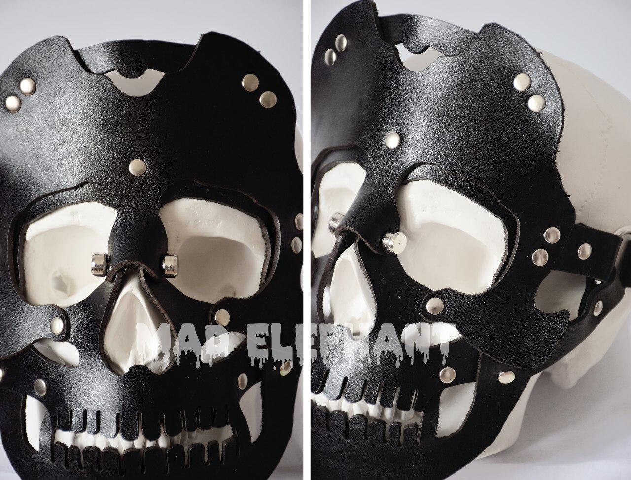 Uni Leather Skull Mask Horror Skeleton Face