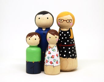 HAPPY FAMILY personalizzata da 4 componenti