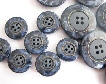Shell Button 10pcs Japan Large 48L 30mm Natural Real Coat Peacoat Cardigan Craft