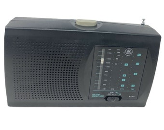 General Electric Portable 7-2946b  Band Radio  Weather