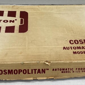 Salton cosmopolitan automatic food warmer H121 H-121