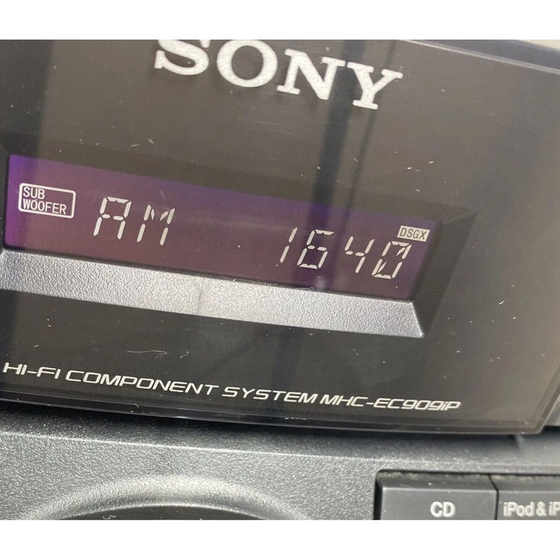 Sony Mhcec909ip Hifi Music System Receiver CD Player MP3 Etsy