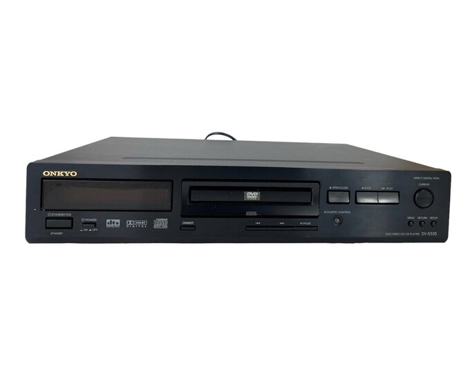 1990s Onkyo DXC330 6disc CD Changer Player Home Audio System, Skips as is for Parts or