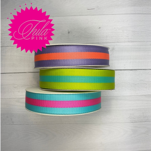 Tula Pink 1.5" Webbing by Renaissance Ribbons