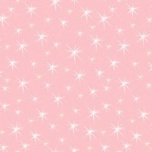 Prima Ballerina Pink Stars and Lights in Pink by Henry Glass