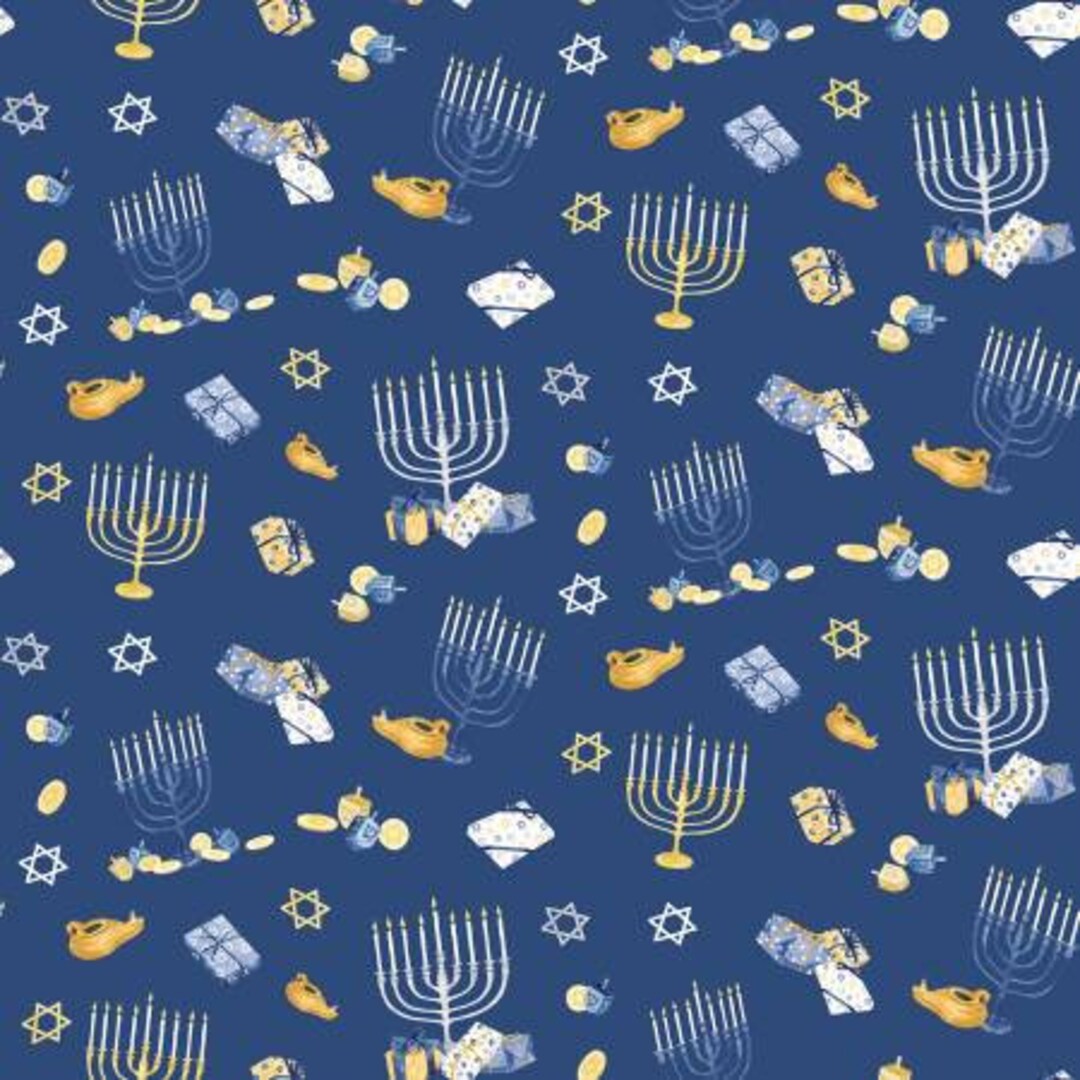 Chanukkah Teller Set – 20 Stück Blaue & Weiße Papierteller Für Hanukka-Feiern (22,9 Cm)