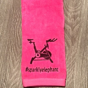Custom Workout Towel - Cycling FREE SHIPPING!